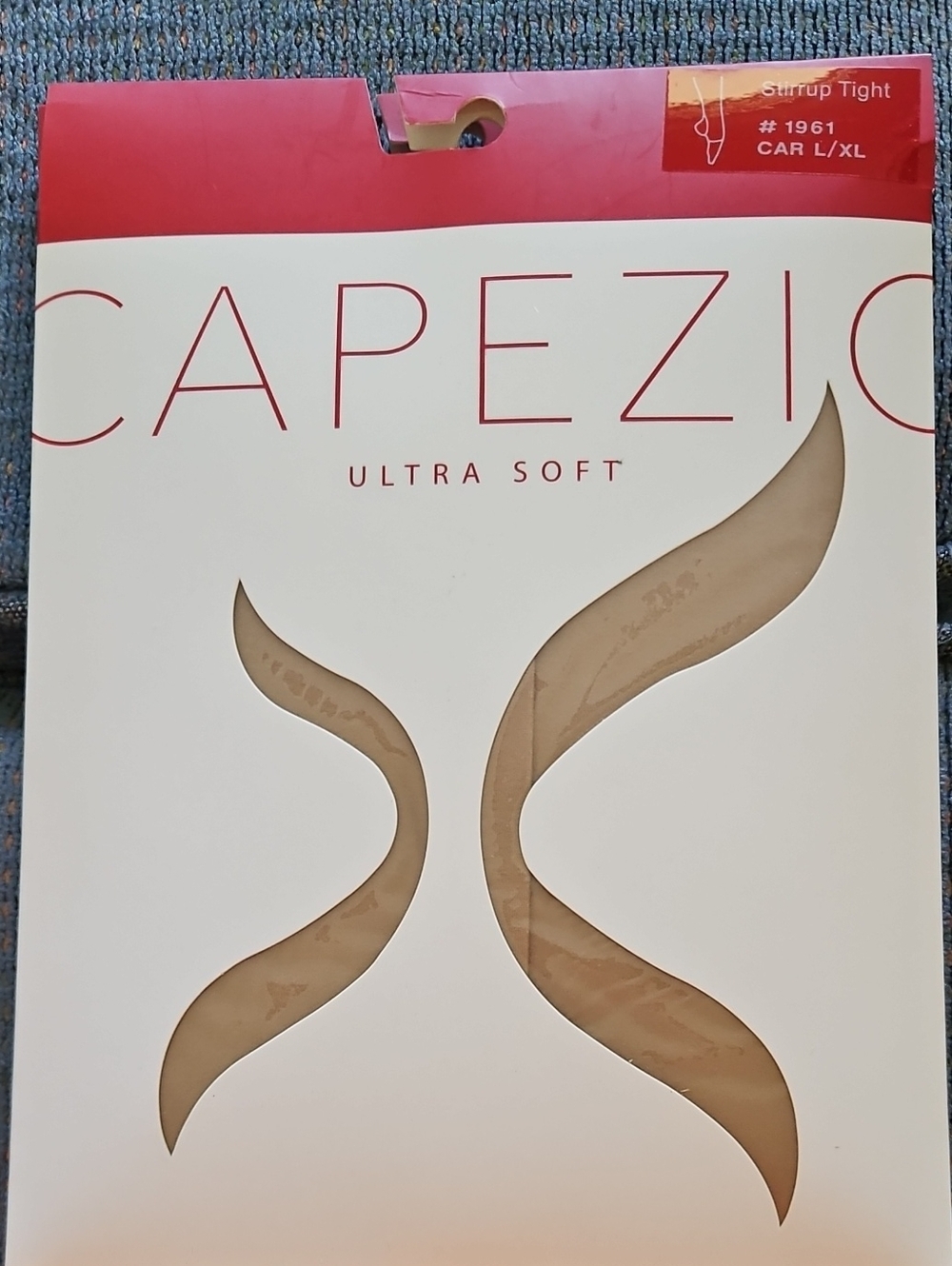 2 Capezio ULTRA SOFT STIRRUP TIGHTS CARAMEL L/XL 1961